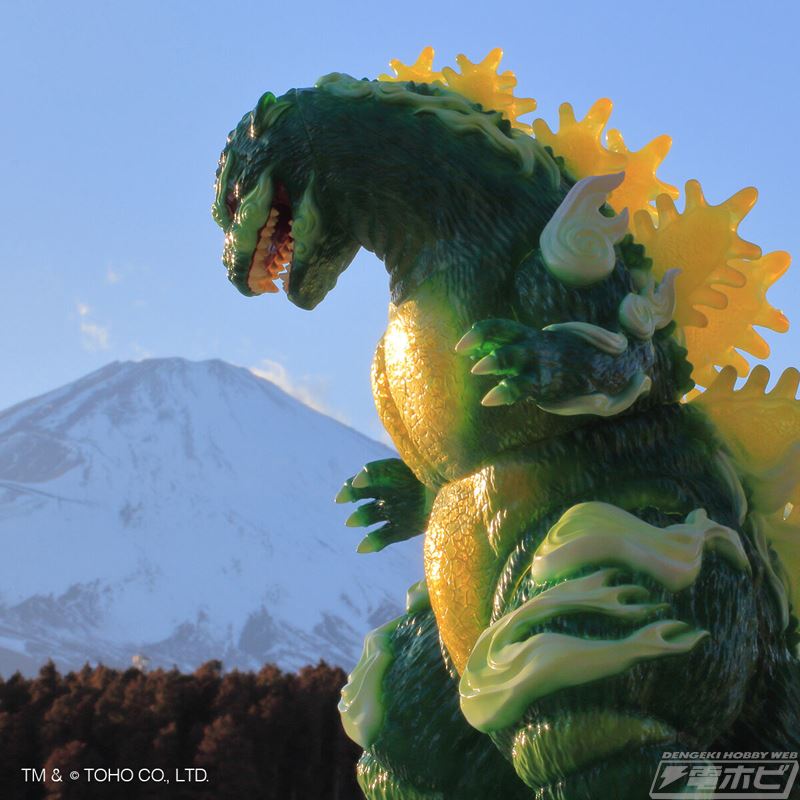 GVA-BC Godzilla 1995 Frog Tree Ukiyo-e (Black) / GVA-BC Godzilla 1995 Frog Tree Ukiyo-e (Green)