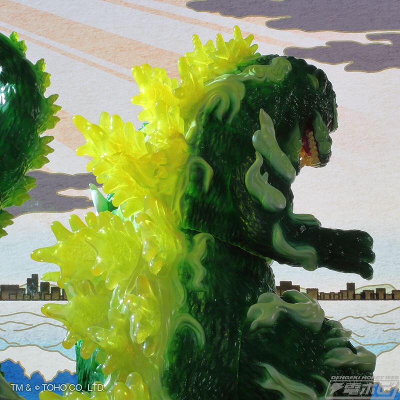GVA-BC Godzilla 1995 Frog Tree Ukiyo-e (Black) / GVA-BC Godzilla 1995 Frog Tree Ukiyo-e (Green)