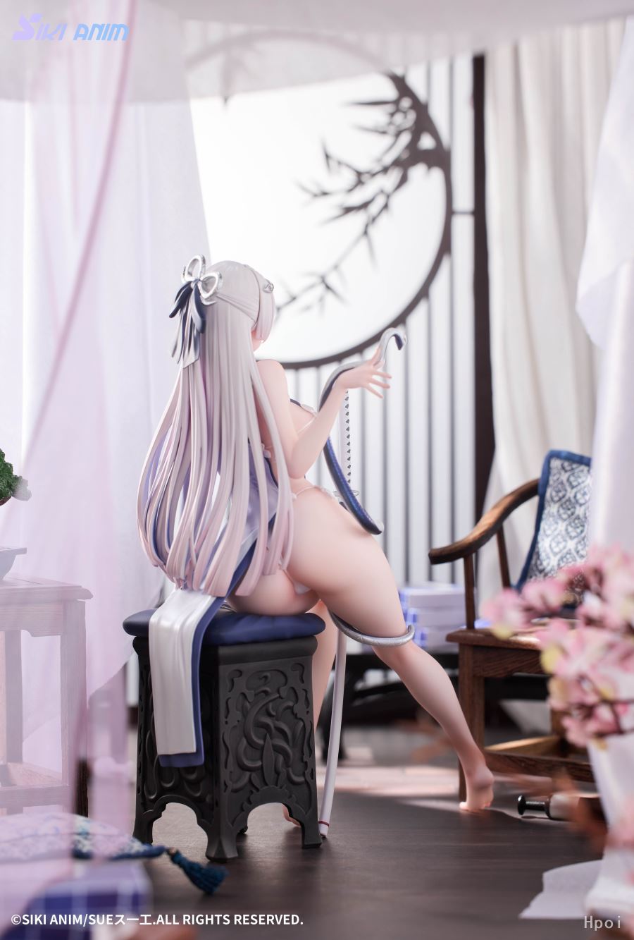 SIKI ANIM Blue and White Snake Original Art: Sue 1/7