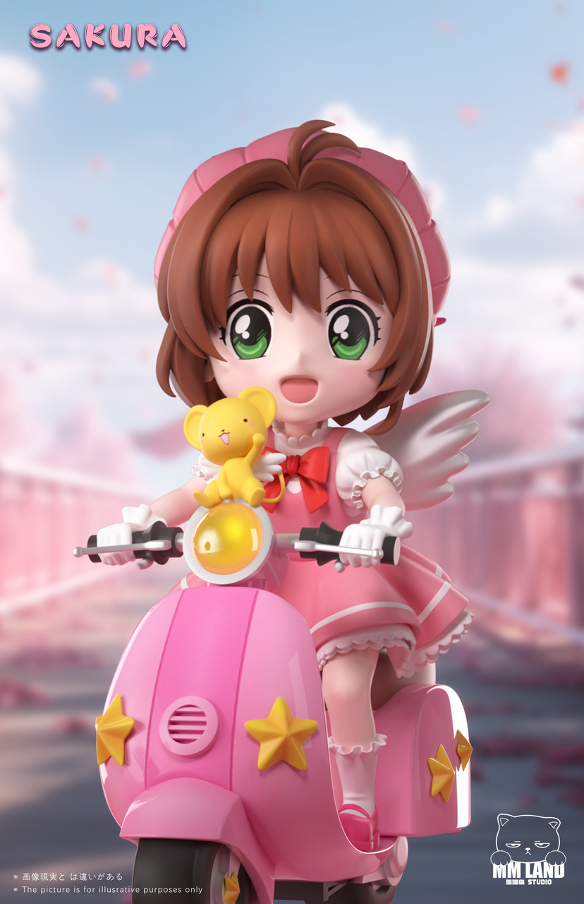 Cardcaptor Sakura riding Motorcycle