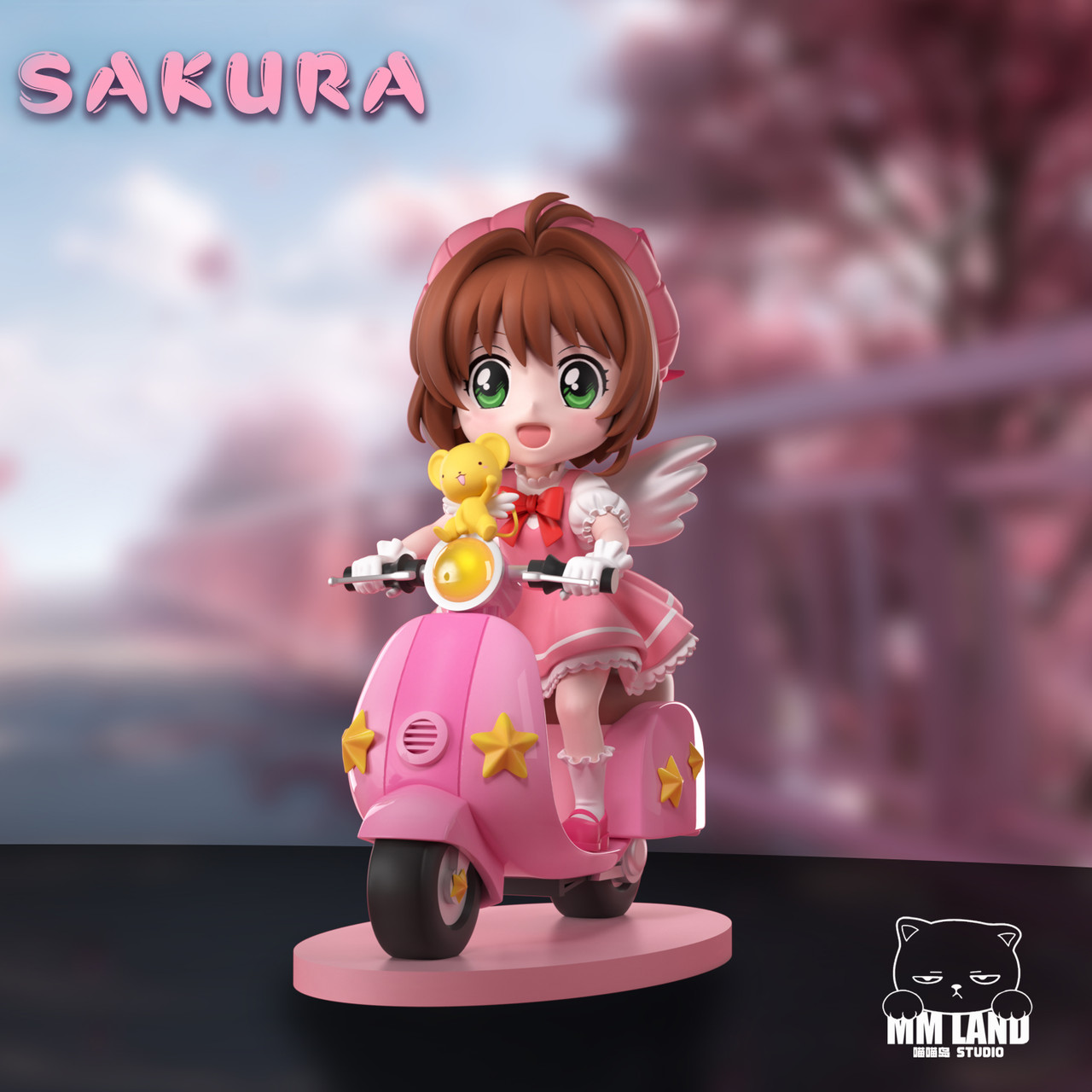 Cardcaptor Sakura riding Motorcycle