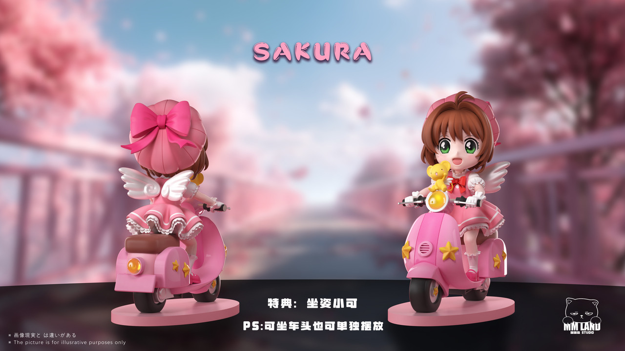 Cardcaptor Sakura riding Motorcycle