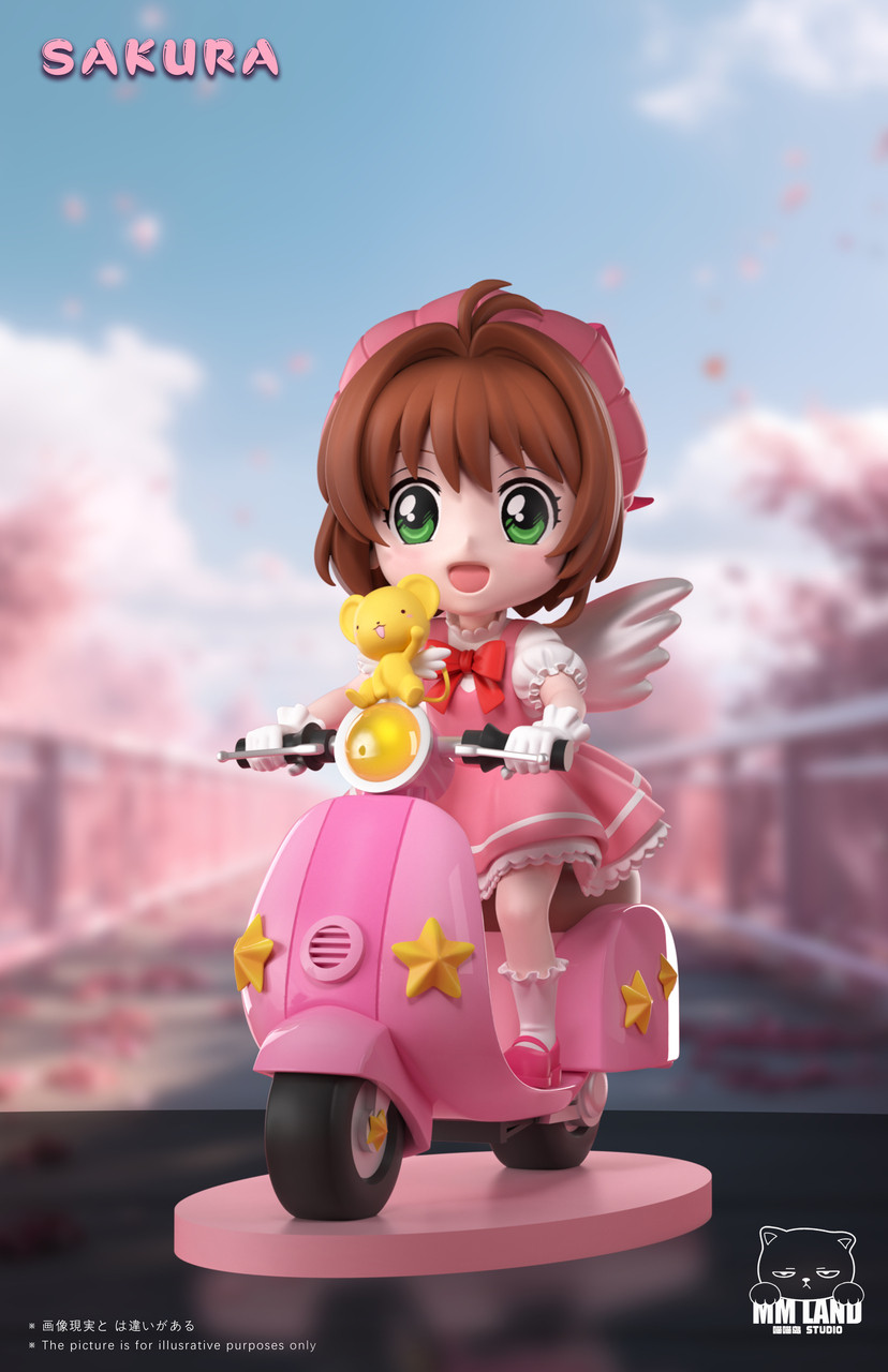 Cardcaptor Sakura riding Motorcycle