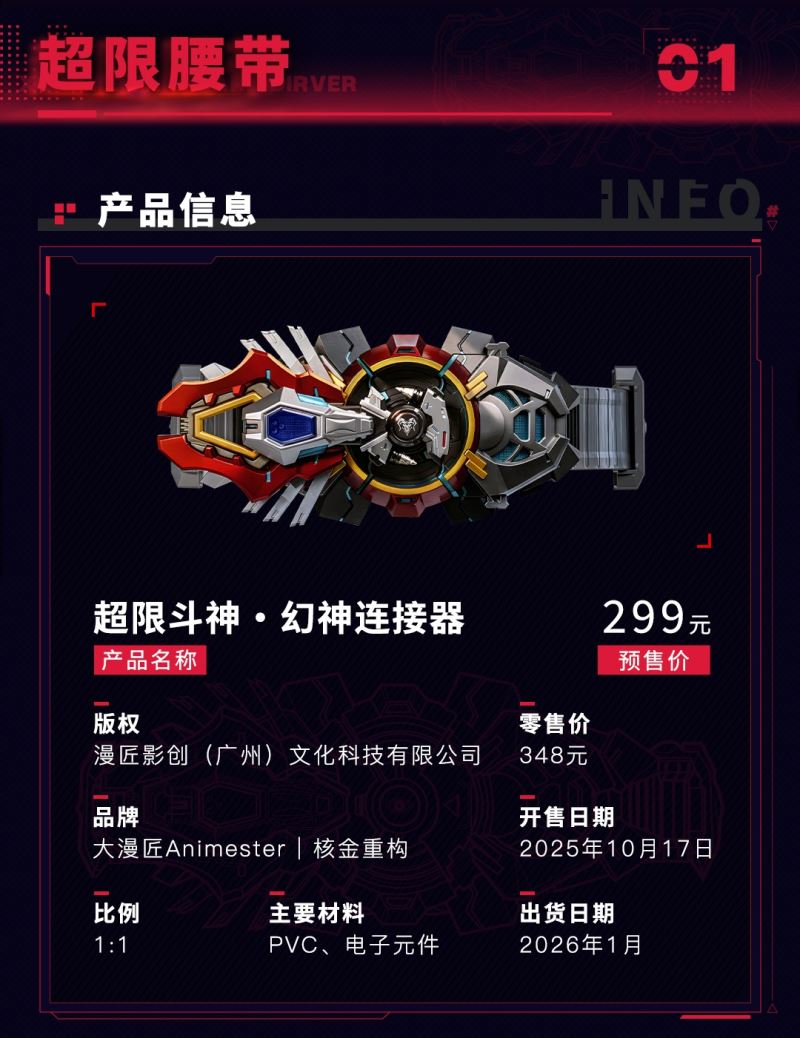 Super Fighting God Phantom Connector Bart's Belt 1/1