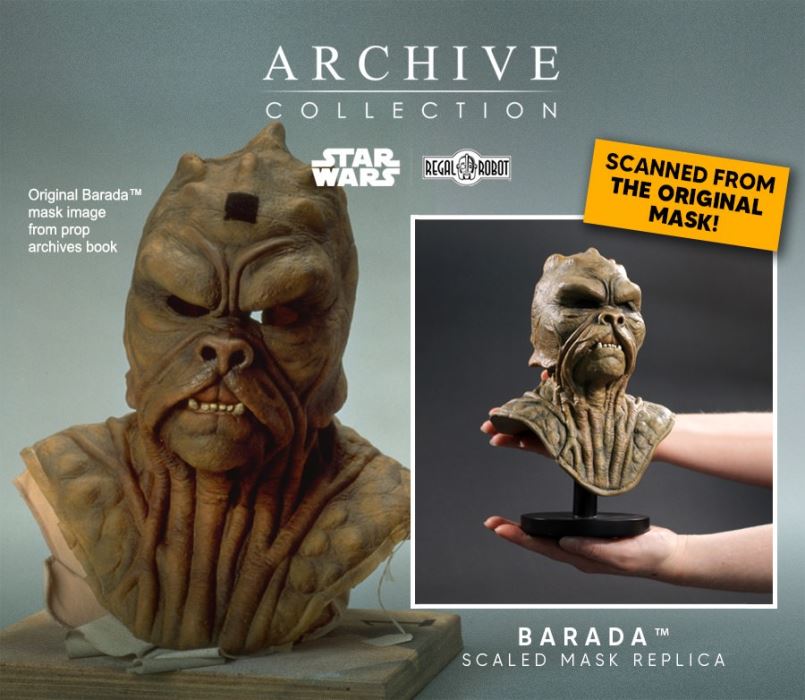Barada Mask & Nikto Mask & Klaatu Mask - Star Wars