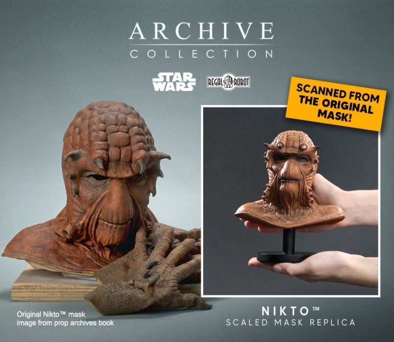 Barada Mask & Nikto Mask & Klaatu Mask - Star Wars