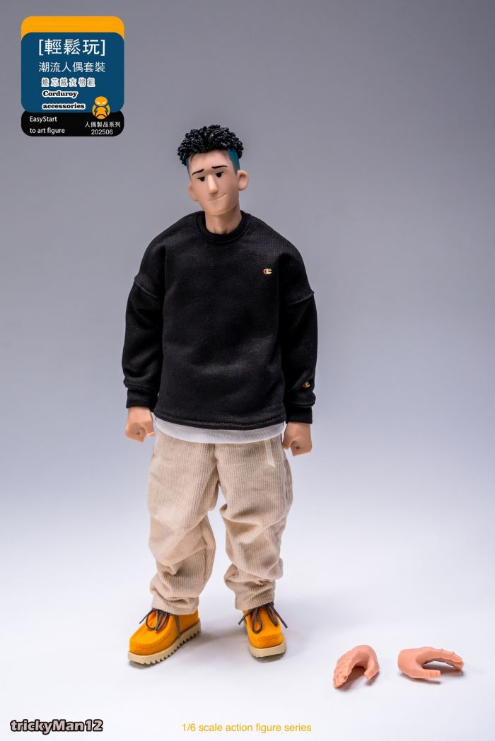 Fashion Doll Set Corduroy Clothing Set 1/6