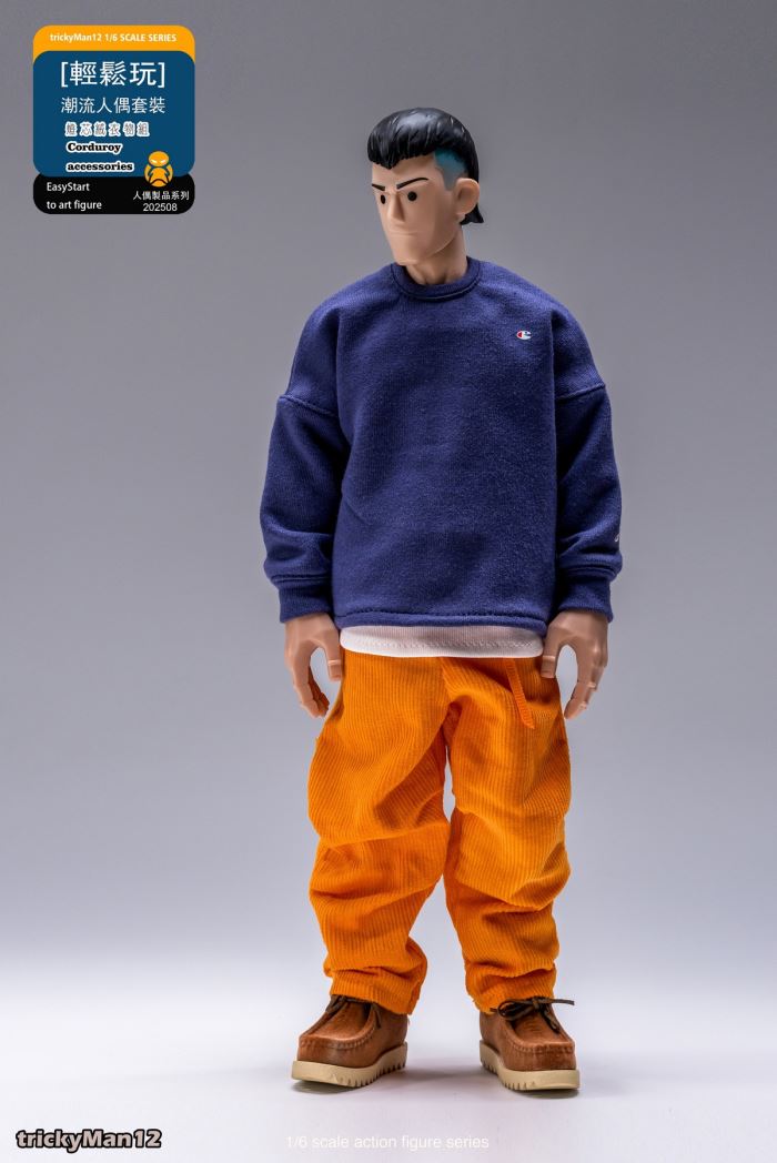 Fashion Doll Set Corduroy Clothing Set 1/6