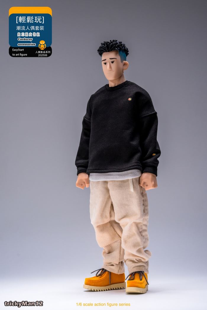 Fashion Doll Set Corduroy Clothing Set 1/6