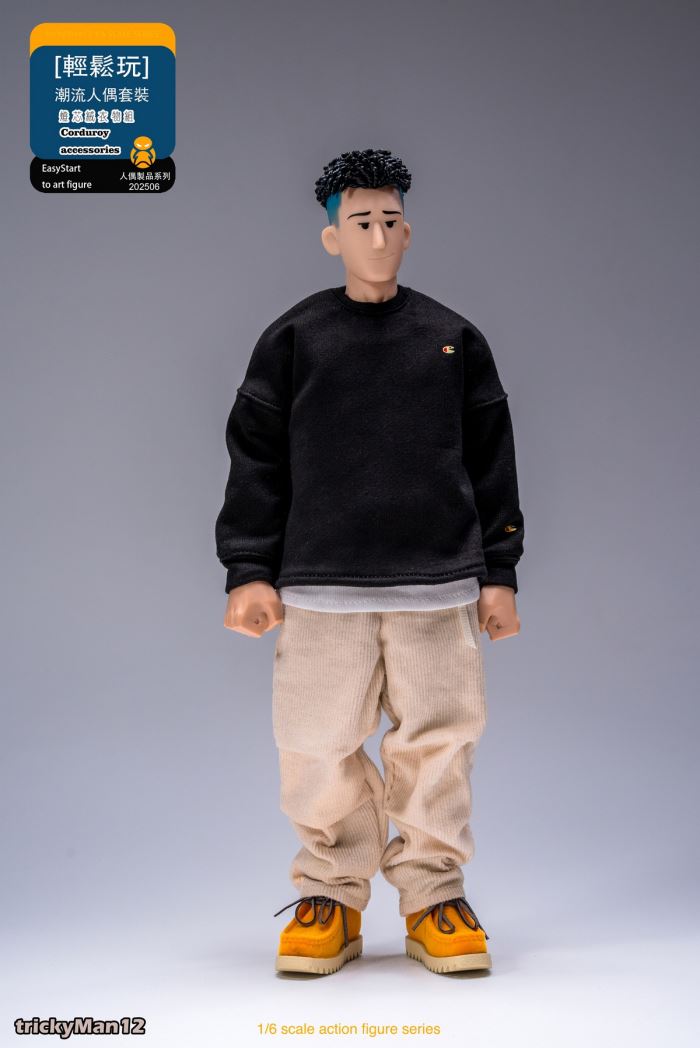 Fashion Doll Set Corduroy Clothing Set 1/6