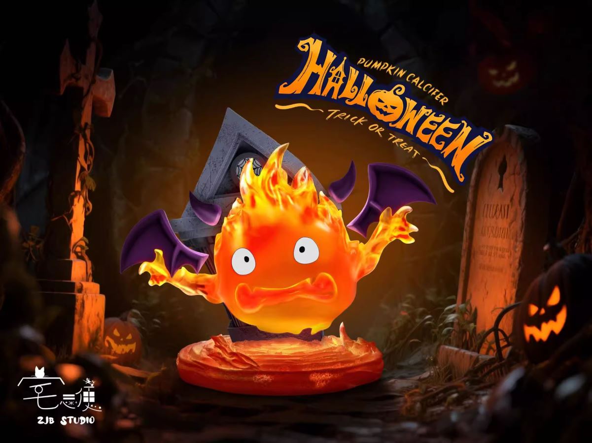 Halloween Demon Pumpkin Calcifer - Howl's Moving Castle