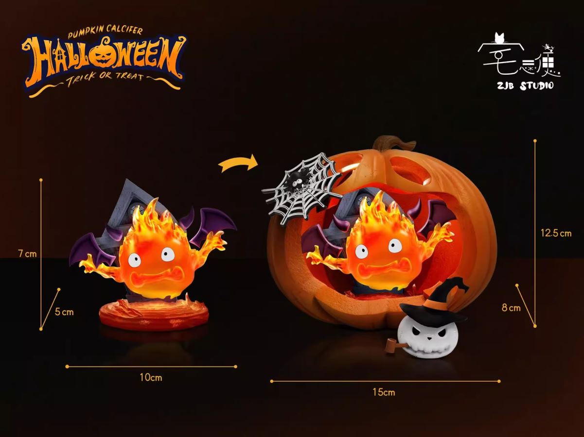 Halloween Demon Pumpkin Calcifer - Howl's Moving Castle