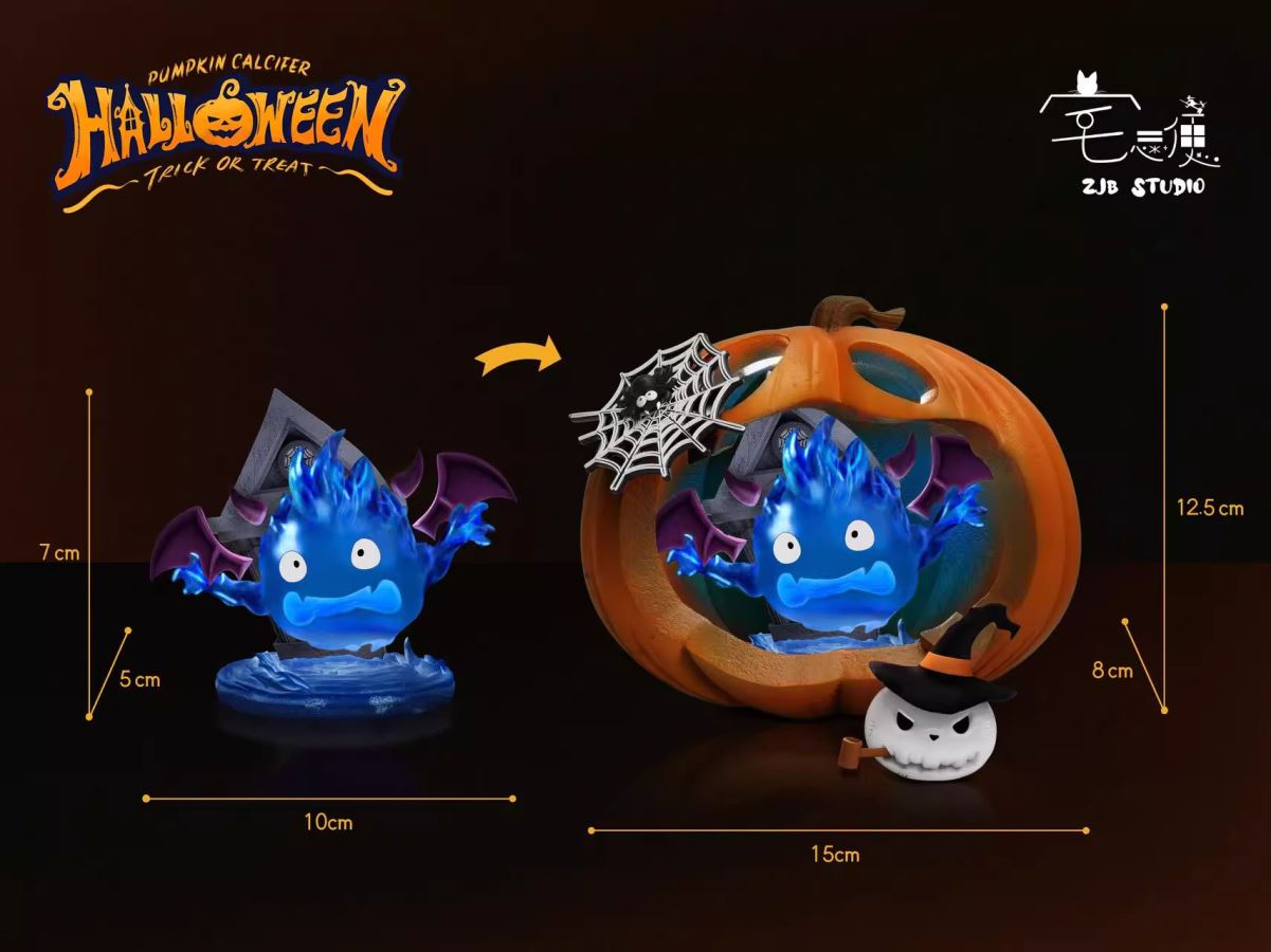 Halloween Demon Pumpkin Calcifer - Howl's Moving Castle