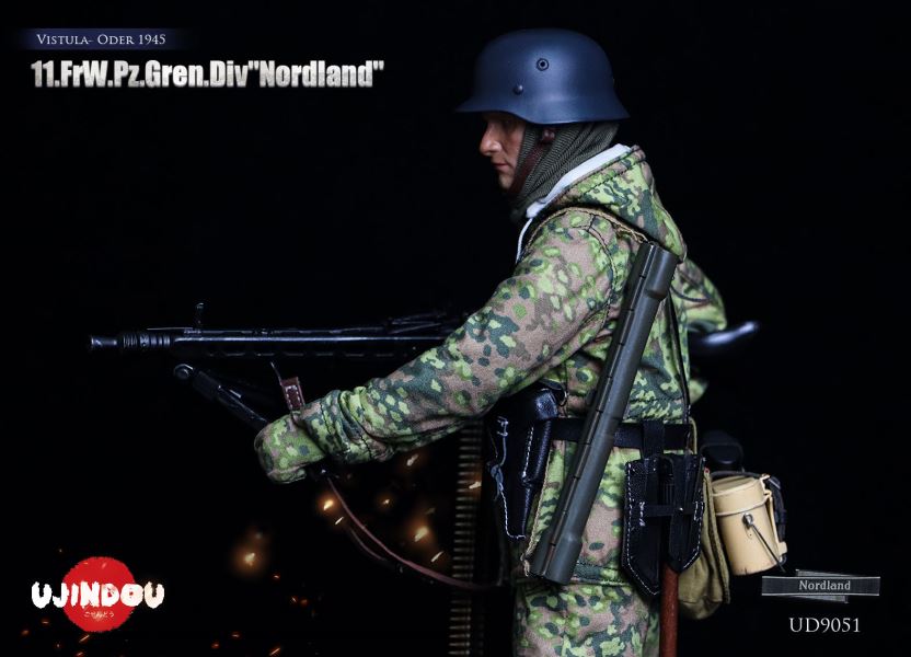 WWII German 11th Nordic Division Vistula River-Oder River 1945 1/6