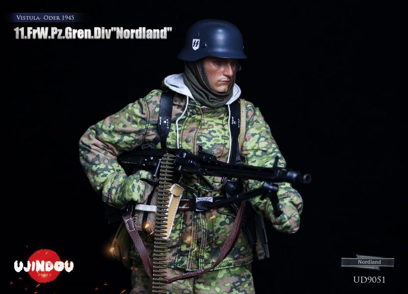 WWII German 11th Nordic Division Vistula River-Oder River 1945 1/6