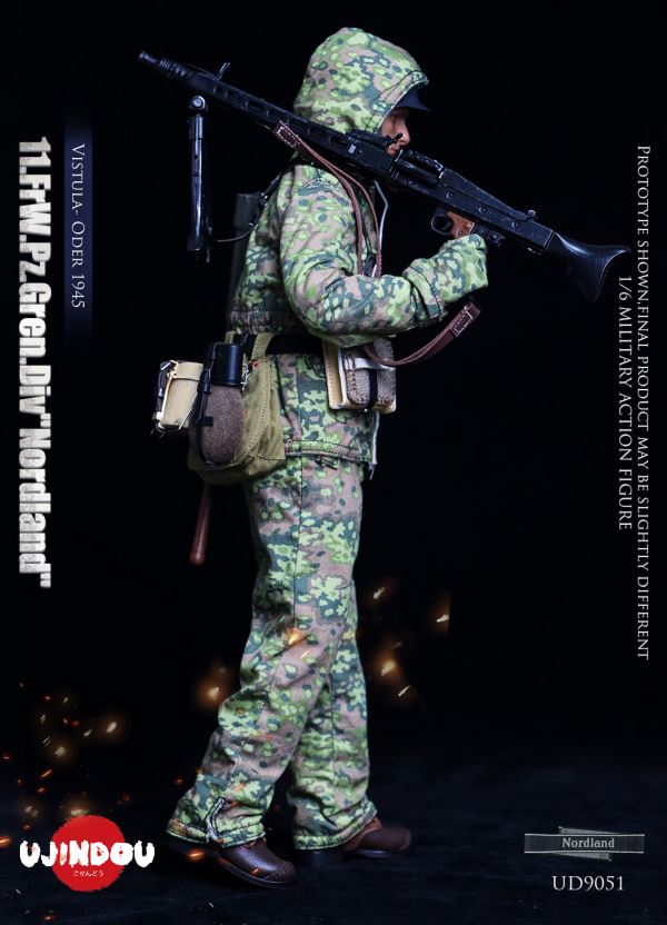 WWII German 11th Nordic Division Vistula River-Oder River 1945 1/6