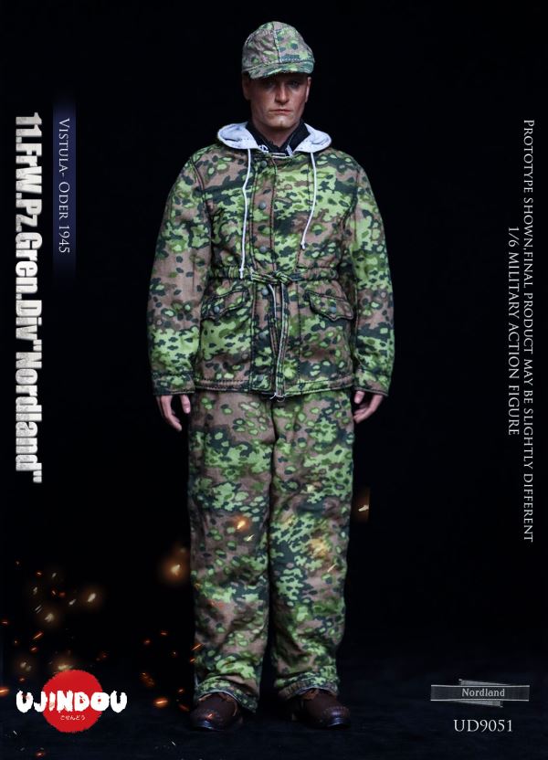 WWII German 11th Nordic Division Vistula River-Oder River 1945 1/6