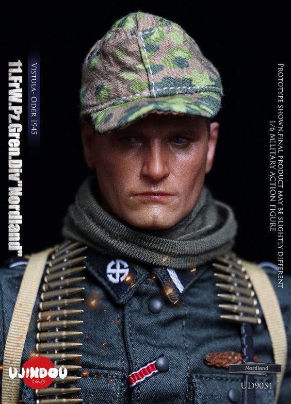 WWII German 11th Nordic Division Vistula River-Oder River 1945 1/6