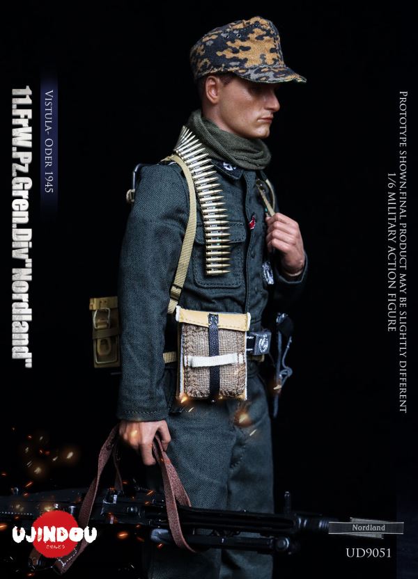 WWII German 11th Nordic Division Vistula River-Oder River 1945 1/6