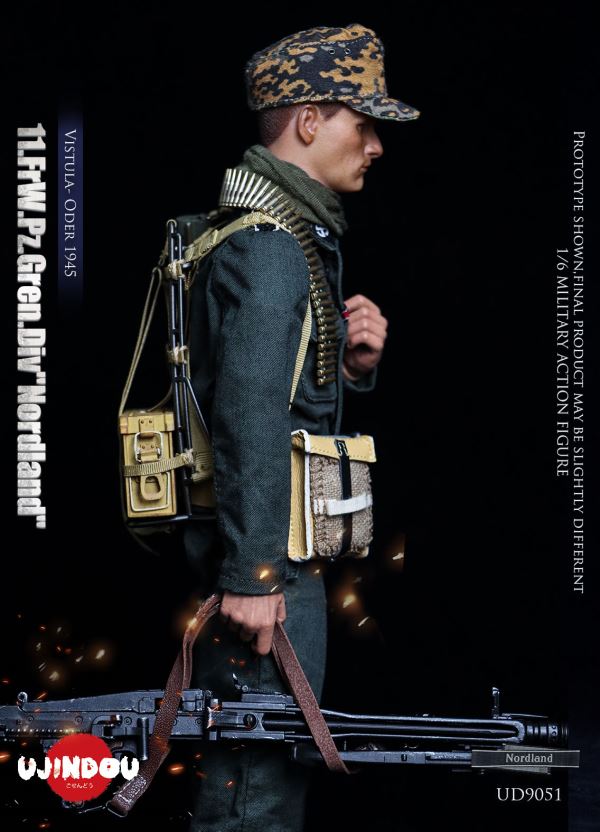 WWII German 11th Nordic Division Vistula River-Oder River 1945 1/6