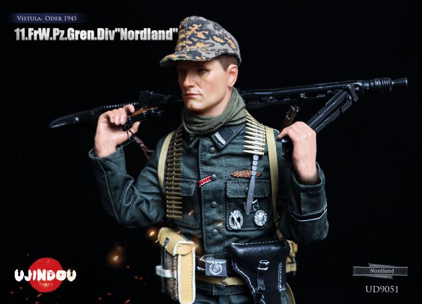 WWII German 11th Nordic Division Vistula River-Oder River 1945 1/6