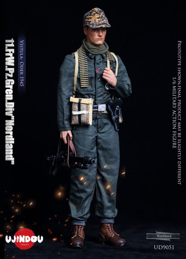 WWII German 11th Nordic Division Vistula River-Oder River 1945 1/6