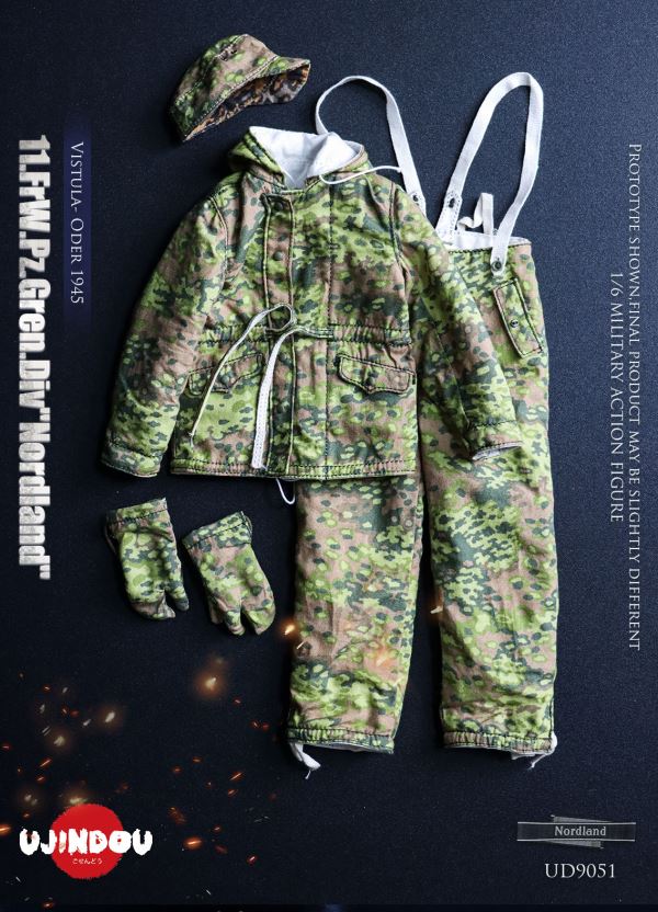 WWII German 11th Nordic Division Vistula River-Oder River 1945 1/6