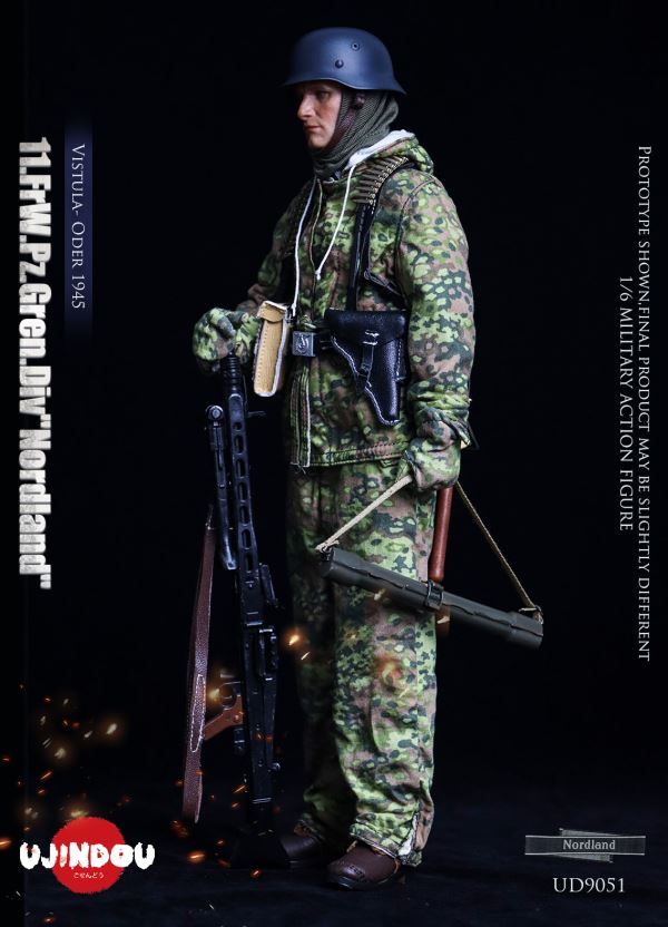 WWII German 11th Nordic Division Vistula River-Oder River 1945 1/6