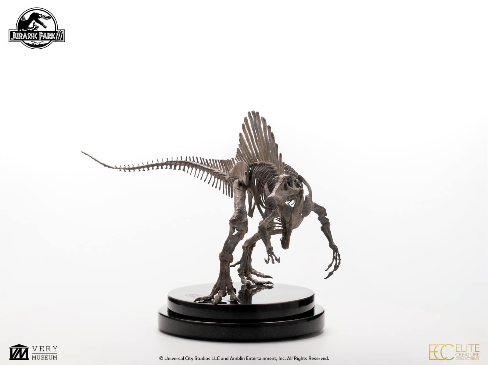 Bronze Spinosaurus Skeleton - Jurassic Park III 1/24