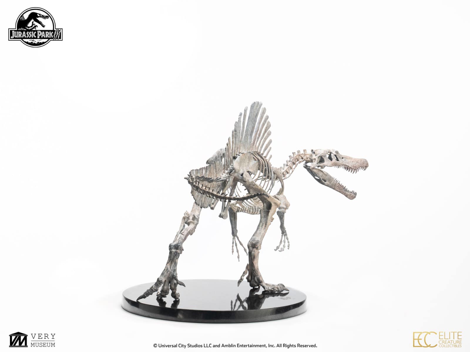 Bronze Spinosaurus Skeleton - Jurassic Park III 1/12