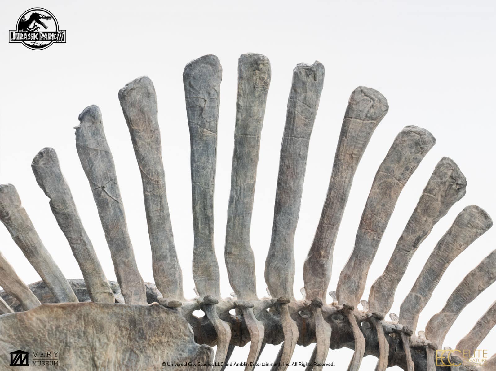 Bronze Spinosaurus Skeleton - Jurassic Park III 1/12