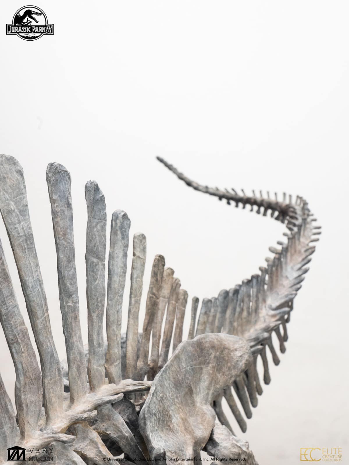 Bronze Spinosaurus Skeleton - Jurassic Park III 1/12
