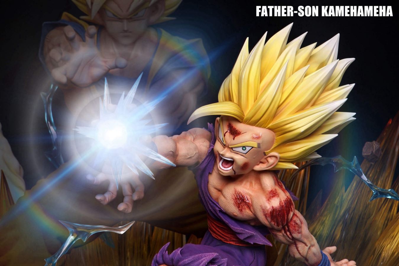 Father-Son Kamehameha - Dragon Ball