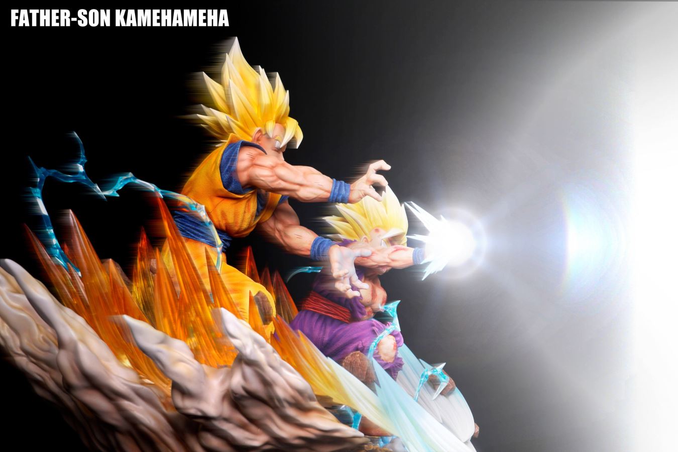 Father-Son Kamehameha - Dragon Ball