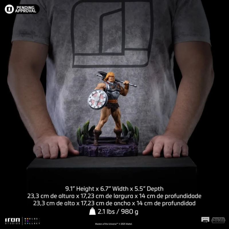  Masters of the Universe Art Scale 1:10 HE-MAN (BATTLE ARMOR VERSION) Statue