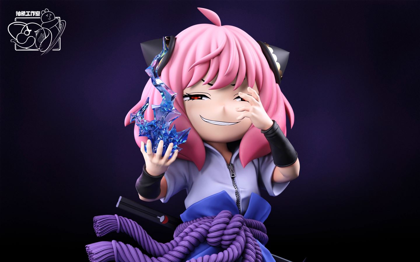 Anya cos Uchiha Sasuke - Spy x Family