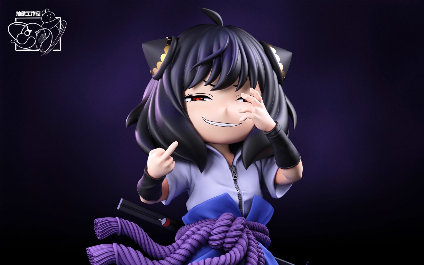 Anya cos Uchiha Sasuke - Spy x Family