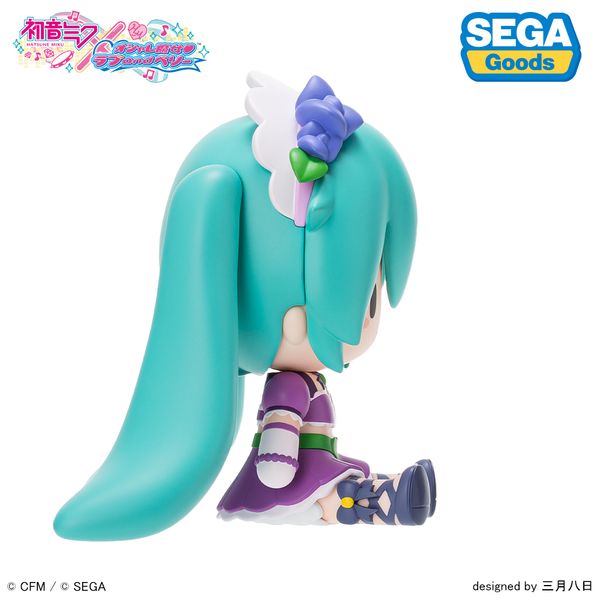 Hatsune Miku x Fashionable Witch Love and Berry Fluffy Deformed Figure Kirarin Purple