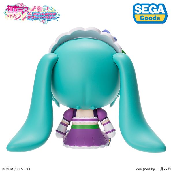 Hatsune Miku x Fashionable Witch Love and Berry Fluffy Deformed Figure Kirarin Purple