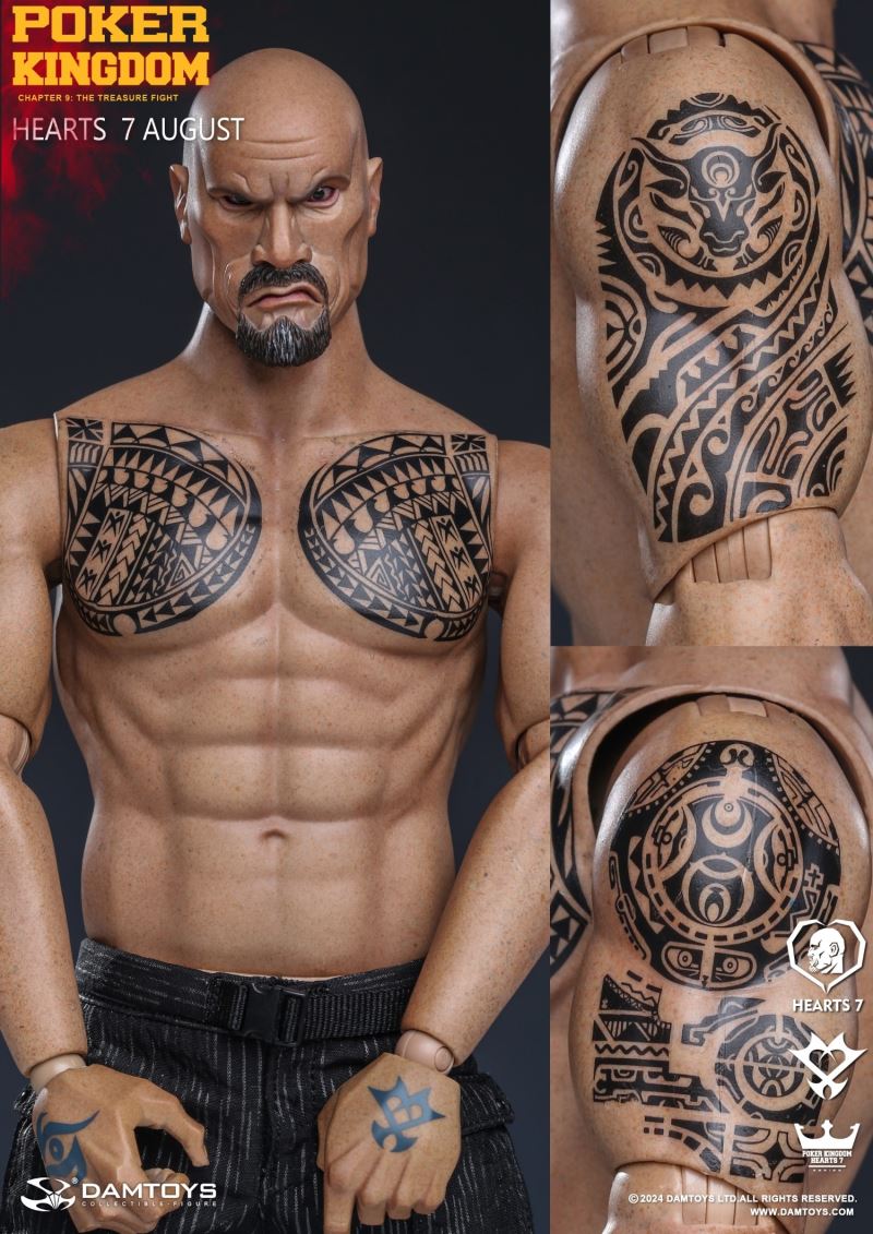 Gang Series - Hearts Head Sculpt 1/6