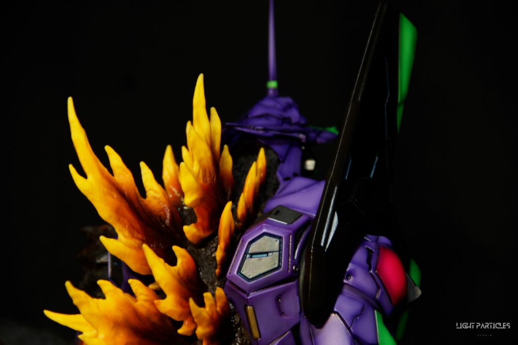 Godzilla Evangelion Unit-01 Crimson Lotus Style