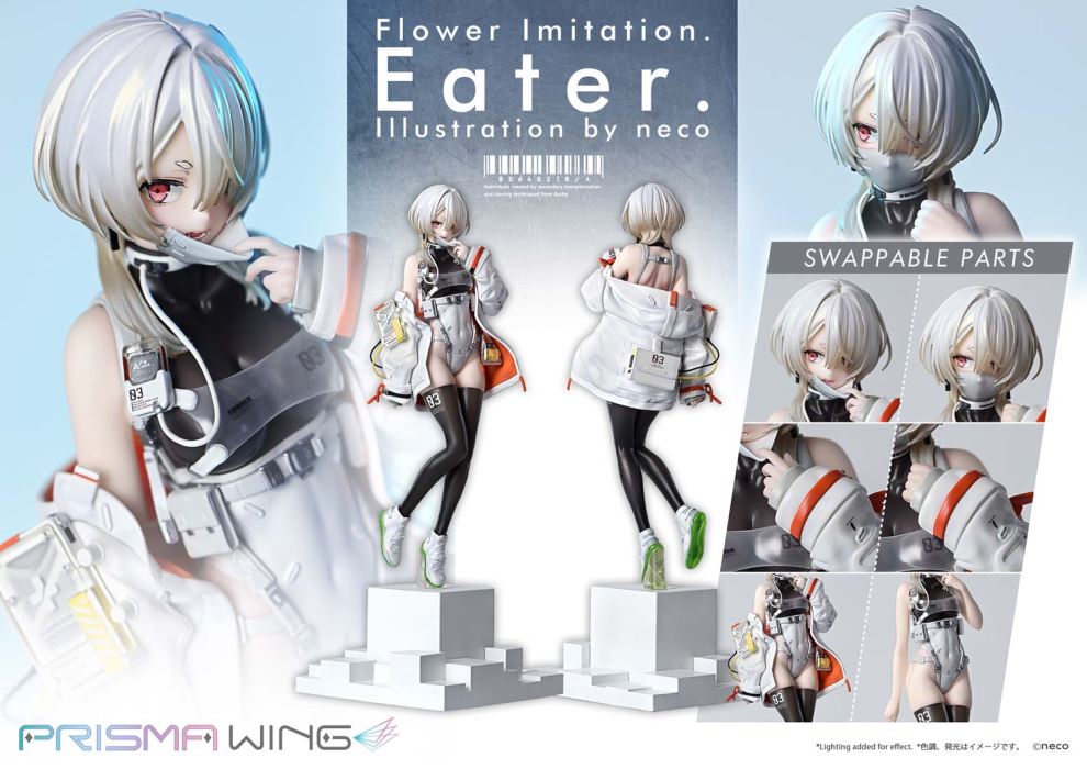 Flower Imitation. Eater. Illustration by neco