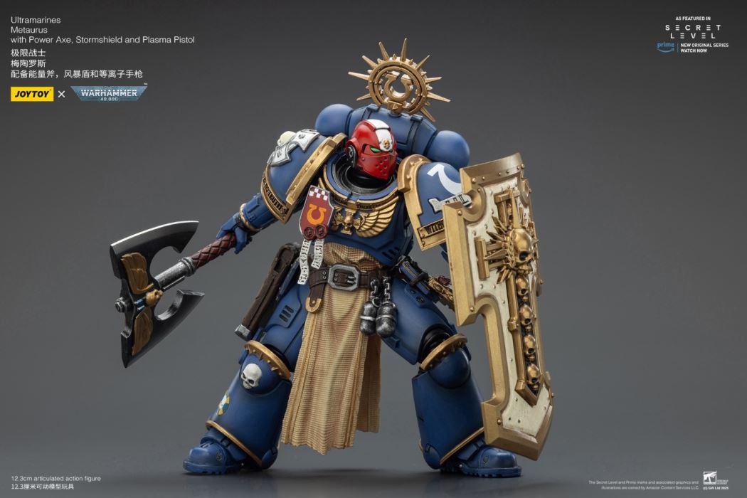 JOYTOY: Warhammer 40K Series - Ultramarines Titus/Metauros/Levantus/Towald Action Figure Toy