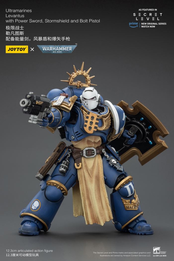JOYTOY: Warhammer 40K Series - Ultramarines Titus/Metauros/Levantus/Towald Action Figure Toy
