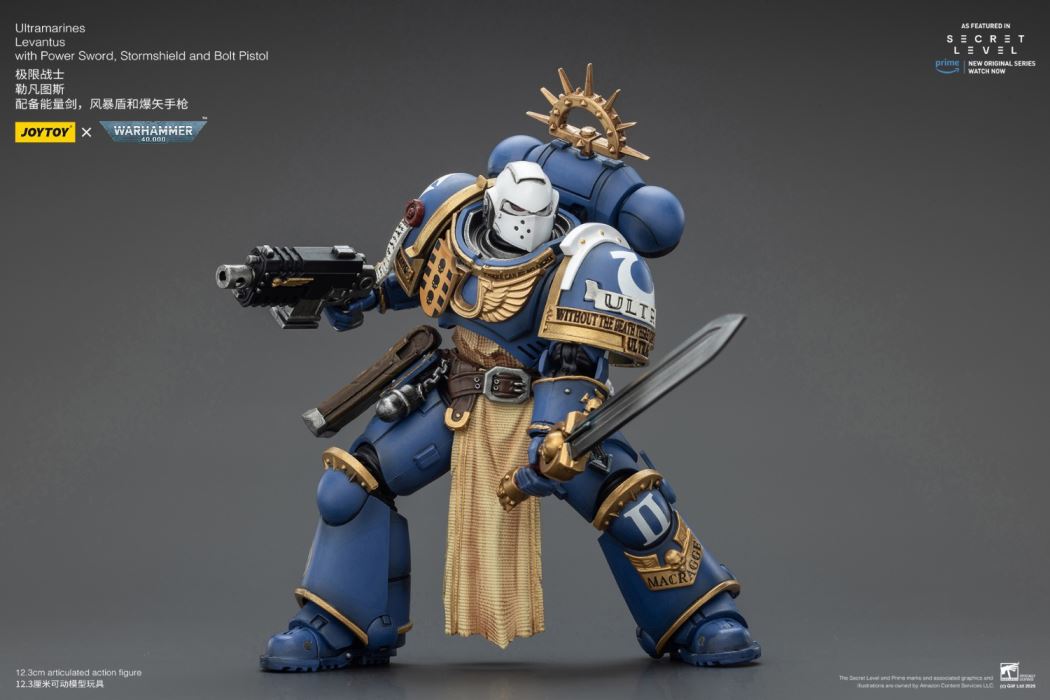 JOYTOY: Warhammer 40K Series - Ultramarines Titus/Metauros/Levantus/Towald Action Figure Toy