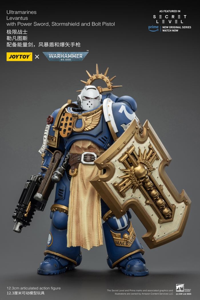JOYTOY: Warhammer 40K Series - Ultramarines Titus/Metauros/Levantus/Towald Action Figure Toy