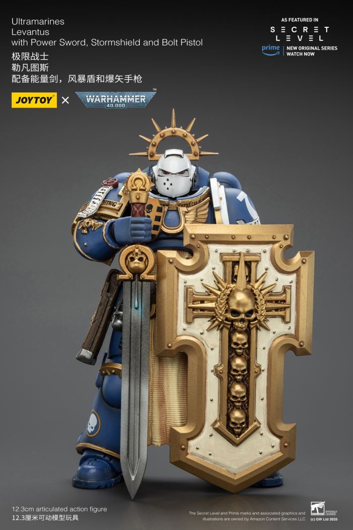 JOYTOY: Warhammer 40K Series - Ultramarines Titus/Metauros/Levantus/Towald Action Figure Toy