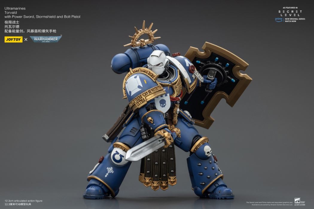 JOYTOY: Warhammer 40K Series - Ultramarines Titus/Metauros/Levantus/Towald Action Figure Toy