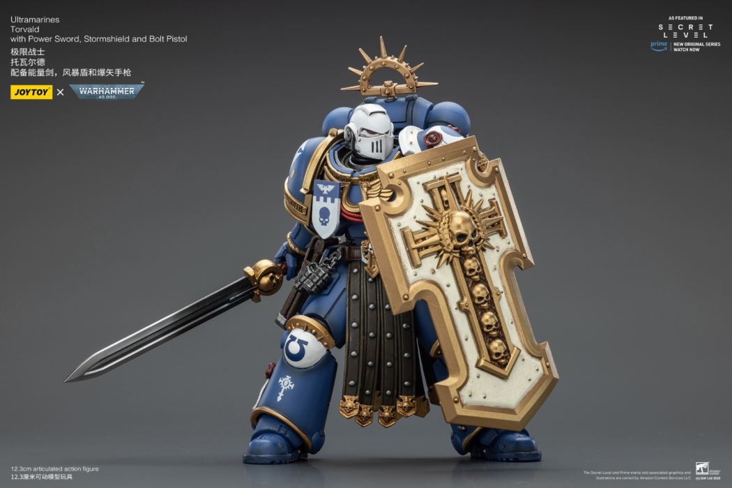 JOYTOY: Warhammer 40K Series - Ultramarines Titus/Metauros/Levantus/Towald Action Figure Toy