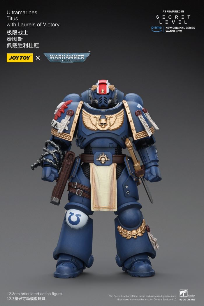 JOYTOY: Warhammer 40K Series - Ultramarines Titus/Metauros/Levantus/Towald Action Figure Toy